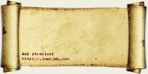 Isak Krnjinac vizit kartica